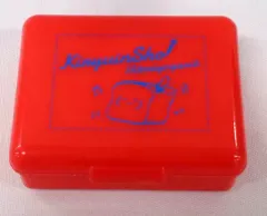 【中古】小物入れ・マルチケース・缶ケース 鬼龍院翔 小物ケース(赤/文字：青) 「鬼龍院翔 単独公演『ひとりよがり6』」 ガチャガチャ景品