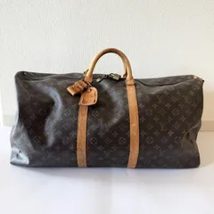 ルイヴィトン キーポル バンドリエール 60 ストラップ付き  M41412 ボストンバッグ 旅行バッグ LOUISVUITTON