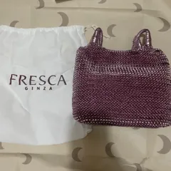 6,579円フレスカバッグ　Fresca 銀座　ハンドバッグ　パープル