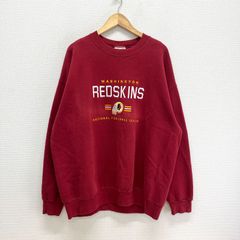古着 Lee NFL ワシントンレッドスキンズ 刺繍 スウェット バーガンディ 