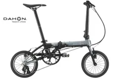 DAHON K3 未使用品 ブラックシルバー 黒い車体に銀色がキラリと輝く☆K3 Ltdカラー「マットブラック