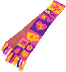 【中古】衣類 ミッキー マフラー イエロー×パープル×ピンク 「ディズニー」 東京ディズニーリゾート限定