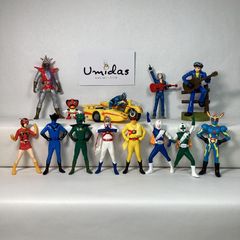 【特撮】ミニフィギュア12体セット *変身忍者 嵐 & 月ノ輪* キカイダー＆サイドマシーン * HGシリーズ *ジロー* *レインボーマン* *ジャッカー(ＪＡＫＱ) 電撃隊* *イナズマン* *電波人間タックル*