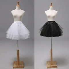 ドレス パニエ 大人 ロング  未使用 大きいサイズ 黒 白 aライン ミニ ペチコートロリータミニ 花嫁 ショート パーティー ウェディングドレス ハードチュール 結婚式 フリル 演奏会 バレエ コンサート スxzzhang511