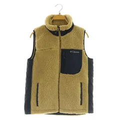 コロンビア Columbia 22AW アーチャーリッジボアベスト フリース ジップアップ M ベージュ AR1561 /MY ■OS