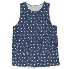 ☆ シマエナガネイビー ☆ 背中ボア タバード オグランジャパン エプロン レディース 保育士 カフェエプロン キッチンエプロン 前掛け 前掛 ワークエプロン まえかけ 柄 カジュアル 背 ボア タバード ポリエステル 普段使い カフェ 花屋 かわいい 可愛い