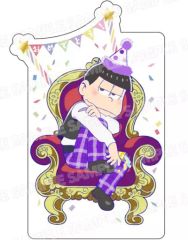 [중고] 종이 제품 (캐릭터) 이치 마츠 6 개의 생일 축하 카드 (봉투 & 씰 포함) [오소 마츠 씨]