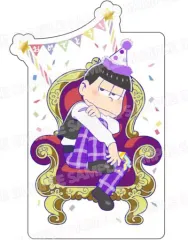 【中古】紙製品(キャラクター) 一松 6つ子のハッピーバースデーカード(封筒＆シール付) 「おそ松さん」