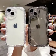 【大人気商品】【24時間以内発送】iPhoneケース 13シリーズ 12シリーズ 11シリーズ スマホケース 透明　クリア　アイフォンケース　うねうね シンプル 韓国