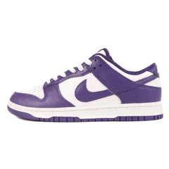 美品 NIKE ナイキ サイズ:27.0cm DUNK LOW RETRO COURT PURPLE (DD1391-104) ダンク ロー ホワイト コートパープル US9 ローカット スニーカー シューズ 靴【メンズ】