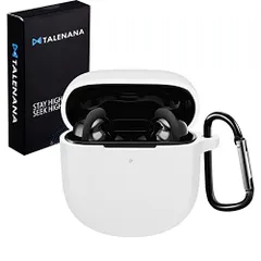 ホワイト TALENANA for Bose QuietComfort Ultra Earbudsケース2023全新デザインシリコン素材 保護カバー 防水 キズ防止 Bose QuietComfort Earbuds II 保護ケース 落下防止 耐衝撃 全面保