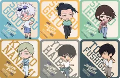 【中古】コースター 全6種セット オリジナル紙コースター 「呪術廻戦カフェ2024 懐玉・玉折」 ドリンクメニュー注文特典