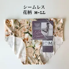 ショーツ【シームレス】　M〜LLサイズ　花柄