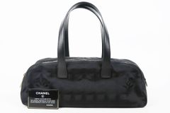 【超美品】CHANEL シャネル ニュートラベルライン 10番台 ハンドバッグ ブラック【ST55】