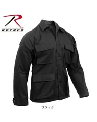 新品未使用 roth-078 ロスコ BDU リップストップ シャツ ジャケット/ROTHCO RIP STOP B.D.U. SHIRTS 5920  black