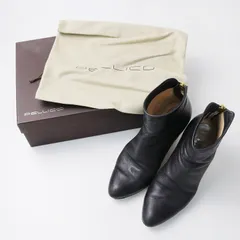 【値下げ】ペリーコ PELLICO TAXI80 バックジップ レザーショートブーツ 36.5/ブラック ブーティ ヒール 23.5cm【2400013823357】のサムネイル