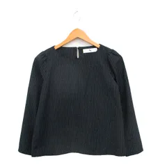 N.Natural Beauty Basic N.ナチュラルビューティーベーシック カットソー Tシャツ 長袖 ストライプ M ネイビー 紺 /KT8