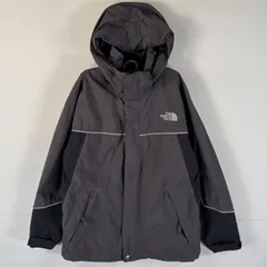 古着 ザ・ノースフェイス THE NORTH FACE マウンテンパーカー ナイロンジャケット ワンポイントロゴ刺繍 ハイベント L  ブラック ボーイズ