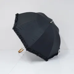 【新品未使用】ランバンオンブルー 晴雨兼用折り畳み傘 ブラック 日傘 LANVIN en Bleu 折りたたみ傘 「WEB限定」遮光 晴雨兼用
