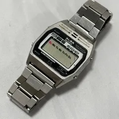 【送料無料】ALBA/アルバ/Y709-4000/デジタル腕時計/シルバー/電池切れ/動作未確認/中古品