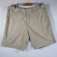 古着 90's/90年代 ポロバイラルフローレン Polo by Ralph Lauren ショートパンツ チノパン ポロチノ 大きいサイズ w40  ベージュ系 メンズ