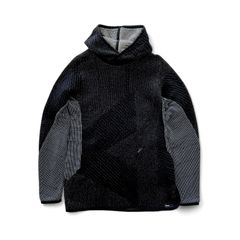 Byborre バイボレ 3D＋8bit＋side bottons Hoodie  フーディ 刺し子パーカー