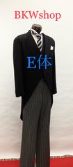 used　モーニング　３点セット　E体　礼服　燕尾服　E2〜E7