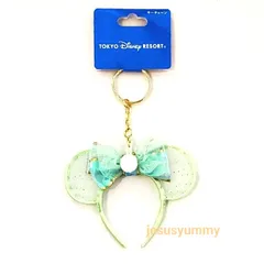 キーチェーン　フェアリー・ティンカーベルのビジーバギー　ミニー　カチューシャデザイン　ファンタジースプリングス　新テーマポート　2024　春　東京ディズニーシー限定　お土産