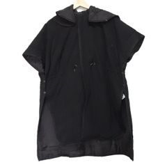 Y's ワイズ 美品 ウール ローラーペイント フードコート グレー2