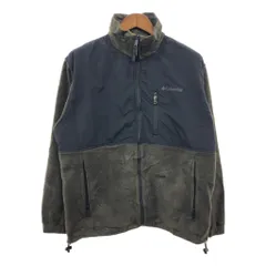 Columbia コロンビア フリースジャケット アウトドア カーキ (メンズ L) 中古 古着 R0021