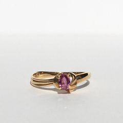ルビー　18金　リング　10号　新品　宝石店ストック　ゴールドリング　指輪　ルビーの指輪　金の指輪