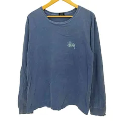 ステューシー Stussy Shawn Logo L/S Tee 製品染め ショーンフォント ロゴ プリント Tシャツ メンズ import：M 