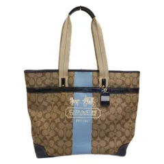 COACH(コーチ) トートバッグ ヘリテージストライプトート 11351 ベージュ