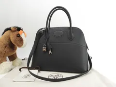 2025年最新】hermes エルメス ハンドバッグ ボリード31 黒の人気 