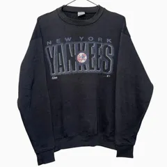 USA製 90s MLB NEWYORK YANKEES SALEM SWEAT BLACK M ニューヨーク ヤンキース スウェット 黒 フェード 古着