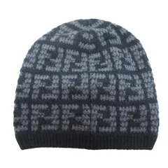 古着 FENDI ズッカ柄ビーニー 2025年最新】フェンディ ニット帽の人気アイテム - メルカリ