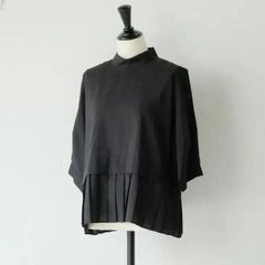 新品】エンフォルド バンドカラードルマンスリーブブラウス モード