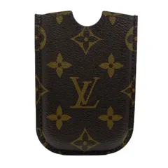 LOUIS VUITTON ルイヴィトン M60114 iPhone 3Gスマホケース モノグラムレザー ブラウン