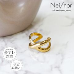 【新品】 Nei/nor 指輪 リング お肌に優しい つけっぱなしok サージカルステンレス 316L ジェンダーレス ファッション アクセサリー 錆に強い 変色しにくい スキンジュエリー 贈り物 プレゼント