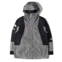 美品 Supreme シュプリーム THE NORTH FACE スタッズ柄 マウンテンライトジャケット Studded Mountain Light Jacket 21SS ブラック L アウター コラボ