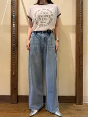 【cafune カフネ】2025 summer新作ストレートデニム 美品 楽天市場】【即納】【2025新作】cafune カフネ draw string