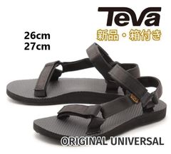 TEVA テバ スポーツサンダル サンダル スポーツ スポサン スリッパ 26cm 27cm 黒 黒色 ブラック 海遊び 川遊び おしゃれ 人気