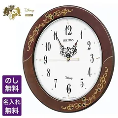 【のし:空のしのみ】【文字入れ：シールのみ】【ギフト包装:可】壁掛け時計 セイコー 電波 静音 電波時計 掛時計 クロック SEIKO おしゃれ ディズニー ミッキー ミニー FS510Bのサムネイル