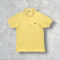 70s 80s ヴィンテージ CHEMISE LACOSTE 文字ワニ 半袖 ポロシャツ 3