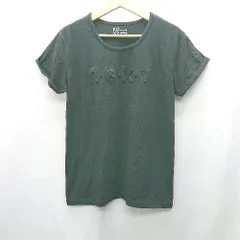 ◇ ⊂ Roxy ロキシー ブランドロゴ入り 半袖 Ｔシャツ サイズＭ ブラック レディース E  【1502060005302】
