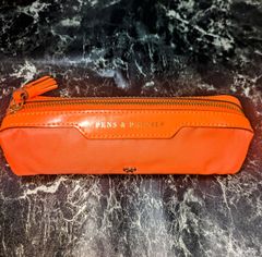 【美品】アニヤハインドマーチ　ペンケース　オレンジ