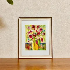 新品☆額縁付アートポスター☆Cami Boyett（キャミ・ボイエット）☆花の絵☆自然美☆風景画☆抽象画☆A BEAUTIFUL MESS☆479