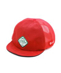 Clef クレ キャップ 帽子 オールマウンテン メッシュ B.キャップ RB3640 レッド