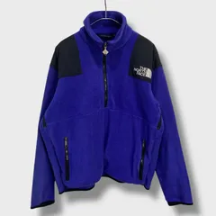 ☆90ｓ☆THE NORTH FACE☆ARMADILLA☆アルマディラ☆ハーフジップフリースプルオーバー☆ロゴ☆ネイビー☆L☆E25M☆