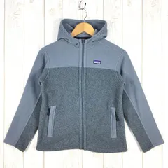 【Boy's M グレー系】 Patagonia ( パタゴニア ) ボーイズ シンプル シンチラ フーディ Boys Simple Synchilla Hoody 65630 International Boy's NKL ニッケル フリ